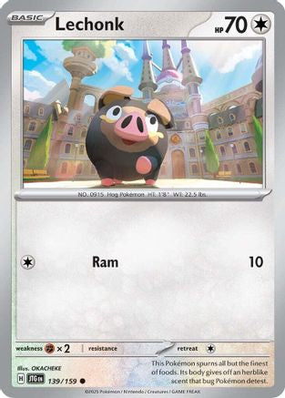Lechonk (139/159) [SV09 Journey Together] Reverse Holofoil - Common