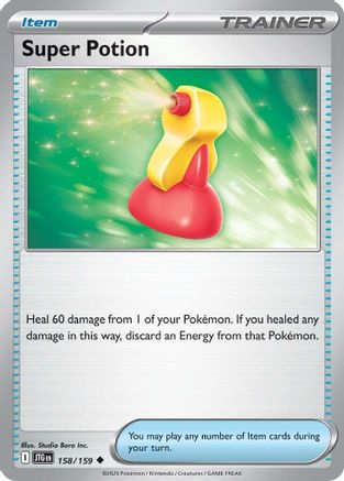 Super Potion (158/159) [SV09 Journey Together] Reverse Holofoil - Uncommon