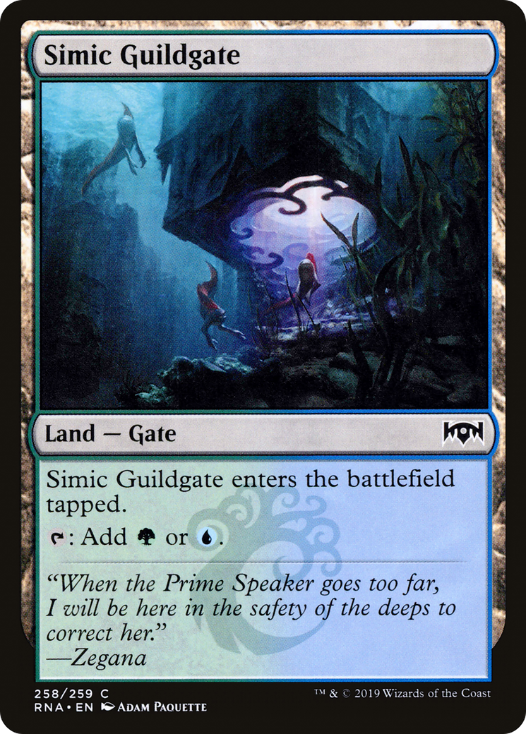 Simic Guildgate (RNA-258) [Ravnica Allegiance] Foil