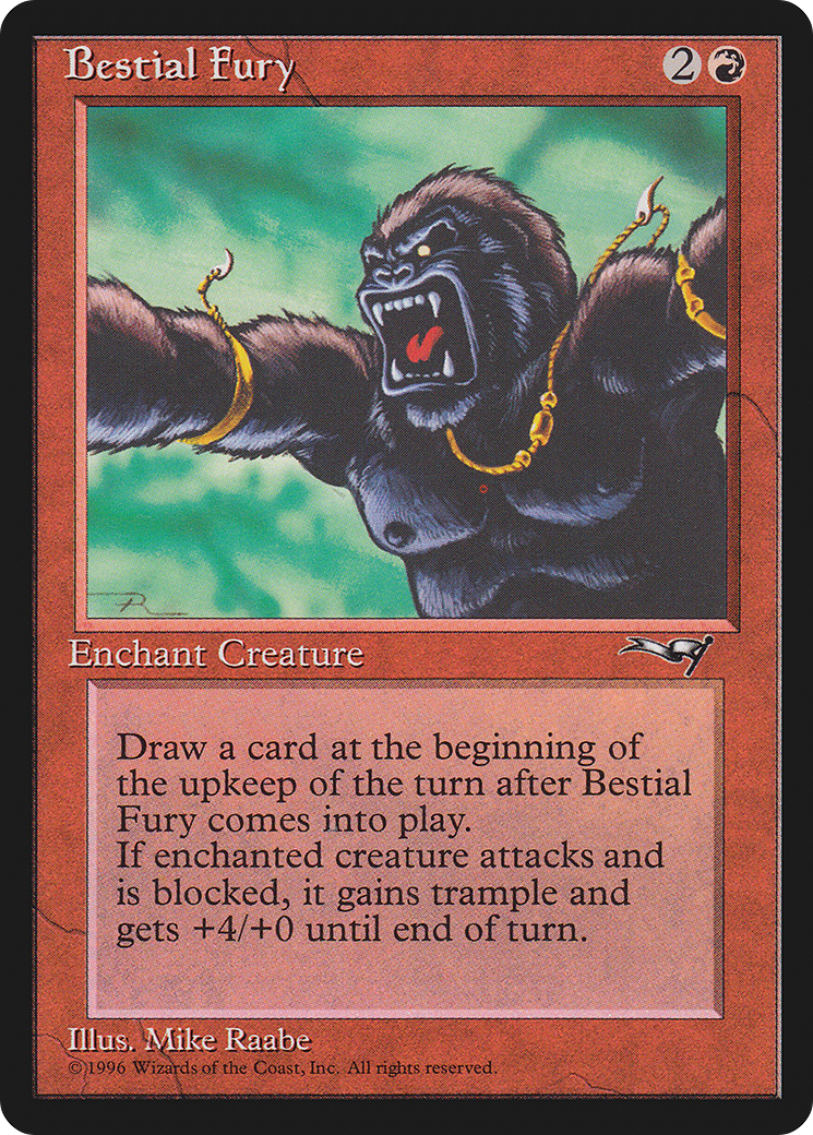 Bestial Fury (Facing Left) (ALL-100) [Alliances]