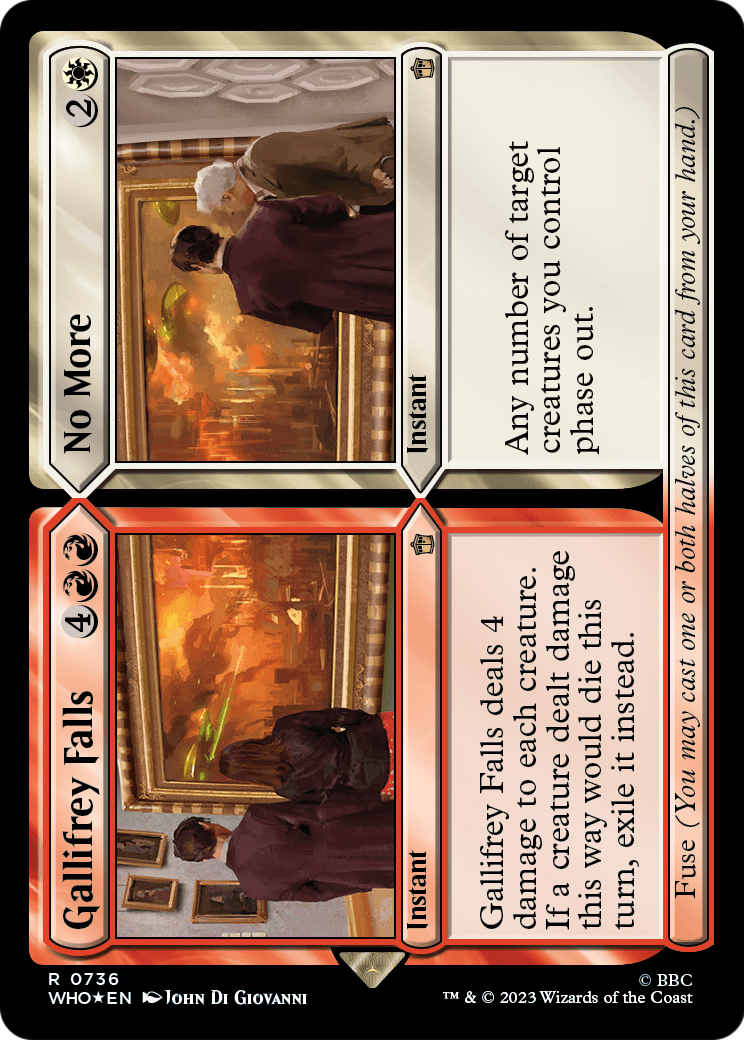 Gallifrey Falls // No More (Surge Foil) (WHO-736) [Doctor Who] Foil