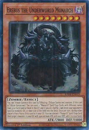 Erebus the Underworld Monarch (RA04-EN019) - Quarter Century Stampede 1st Edition