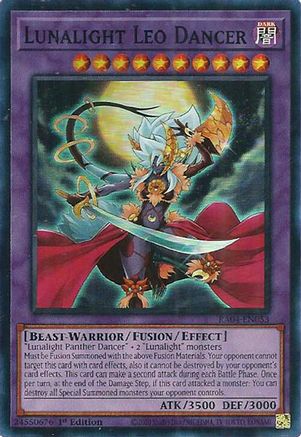Lunalight Leo Dancer (Super Rare) (RA04-EN053) - Quarter Century Stampede 1st Edition