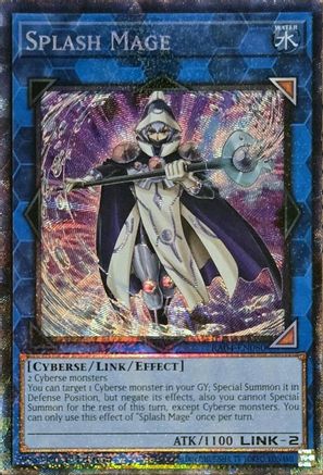 Splash Mage (Prismatic Collector's Rare) (RA04-EN080) - Quarter Century Stampede 1st Edition