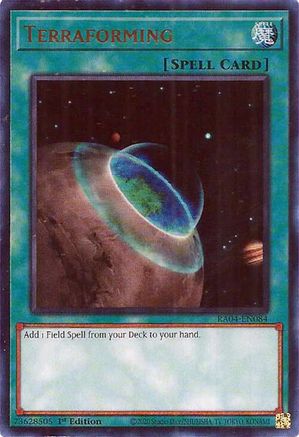 Terraforming (UR) (RA04-EN084) - Quarter Century Stampede 1st Edition