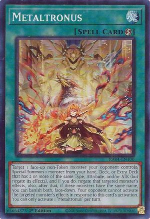 Metaltronus (Super Rare) (RA04-EN100) - Quarter Century Stampede 1st Edition