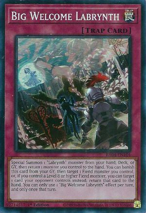 Big Welcome Labrynth (Super Rare) (RA04-EN104) - Quarter Century Stampede 1st Edition