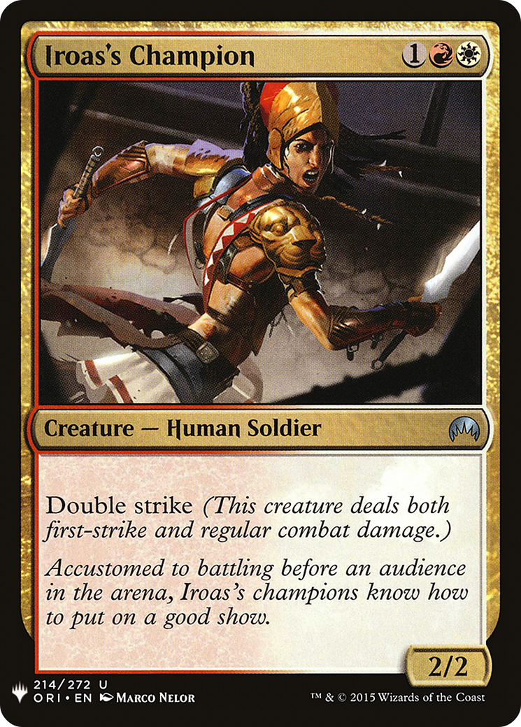 Iroas's Champion (LIST-214) [The List]