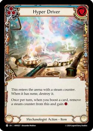 Hyper Driver (Blue) (AMX027) - Armory Deck: Maxx Nitro