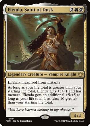 Elenda, Saint of Dusk (PPDFT-119) [Promo Pack: Aetherdrift]