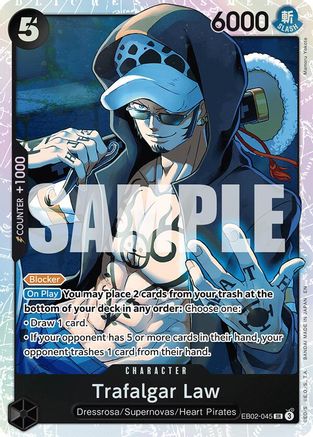 Trafalgar Law (EB02-045) - Extra Booster: Anime 25th Collection Foil