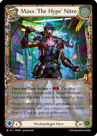 Maxx 'The Hype' Nitro (AMX001) - Armory Deck: Maxx Nitro
