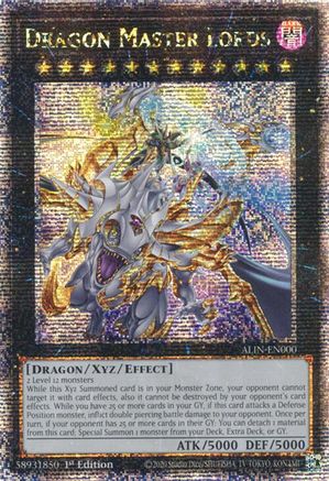 Dragon Master Lords (Quarter Century Secret Rare) (ALIN-EN000) - Alliance Insight 1st Edition
