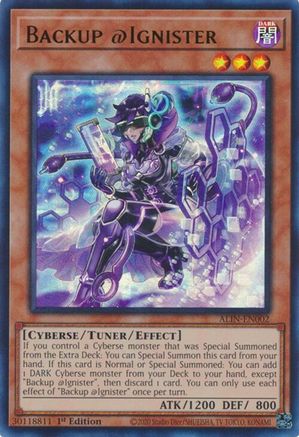 Backup @Ignister (Ultra Rare) (ALIN-EN002) - Alliance Insight 1st Edition