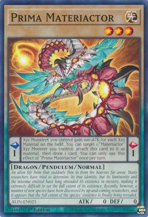 Prima Materiactor (Common) (ALIN-EN021) - Alliance Insight 1st Edition