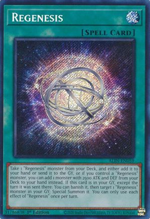 Regenesis (Secret Rare) (ALIN-EN059) - Alliance Insight 1st Edition