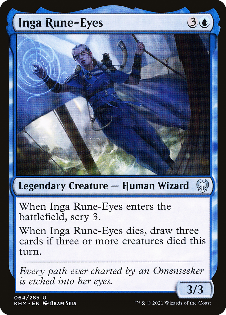 Inga Rune-Eyes - Foil [Kaldheim]