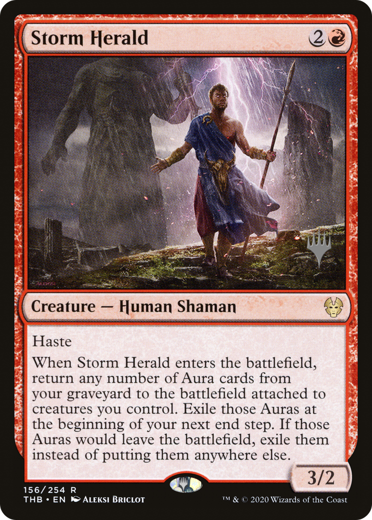 Storm Herald (PPTHB-156) [Promo Pack: Theros Beyond Death Promos]