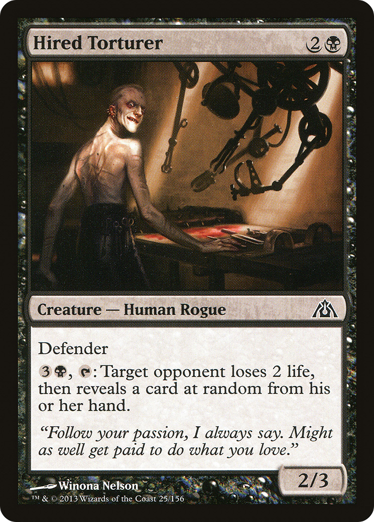 Hired Torturer (DGM-025) [Dragon's Maze]
