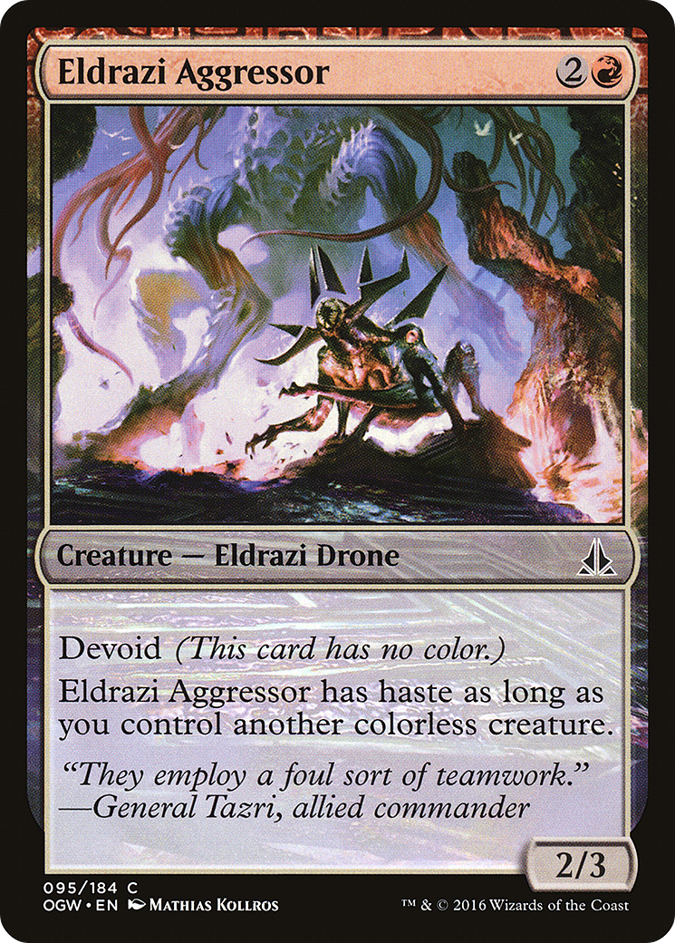 Eldrazi Aggressor (OGW-095) [Oath of the Gatewatch]