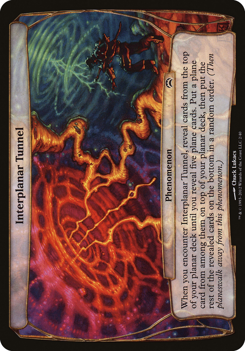 Interplanar Tunnel (Planechase 2012) (OVER-002) [Planechase 2012 Planes]