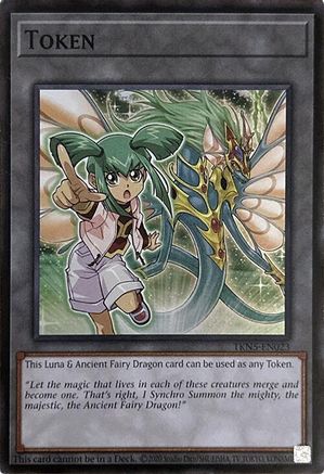 Token: Luna & Ancient Fairy Dragon (Super Rare) (TKN5-EN023) - Alliance Insight Unlimited