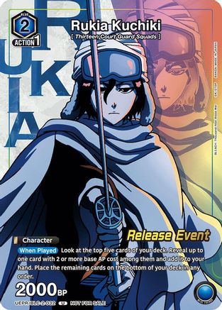 Rukia Kuchiki (Release Event Participation) (UEPR/BLC-2-032) - UEX01BT BLEACH ThousandYear Blood War Vol2 Release Event Cards