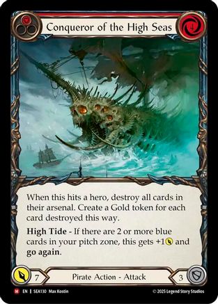 Conqueror of the High Seas (SEA130) - High Seas Rainbow Foil