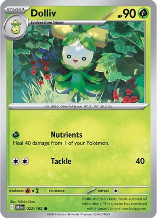 Dolliv (022/182) [SV10 Destined Rivals] - Common