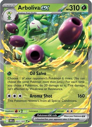 Arboliva ex (023/182) [SV10 Destined Rivals] Holofoil - Double Rare