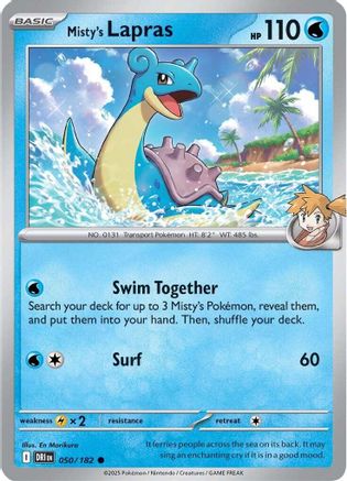 Misty's Lapras (050/182) [SV10 Destined Rivals] - Common