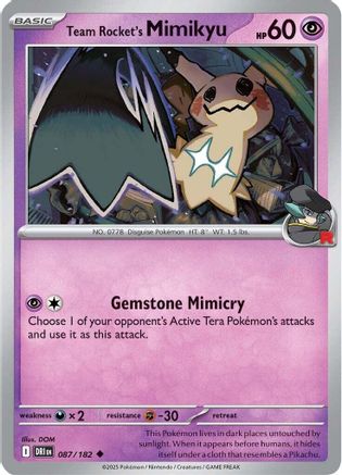 Team Rocket's Mimikyu (087/182) [SV10 Destined Rivals] - Uncommon