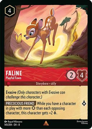 Faline - Playful Fawn (145/204) - Reign of Jafar Cold Foil