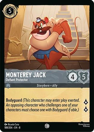 Monterey Jack - Defiant Protector (188/204) - Reign of Jafar Cold Foil