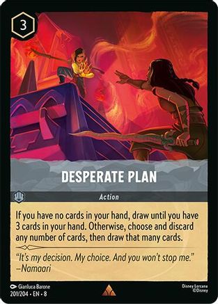 Desperate Plan (201/204) - Reign of Jafar Cold Foil