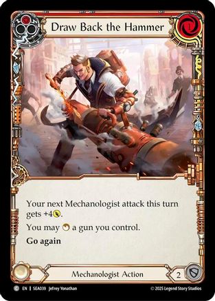 Draw Back the Hammer (SEA039) - High Seas Rainbow Foil