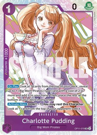Charlotte Pudding (OP11-070) - A Fist of Divine Speed Foil