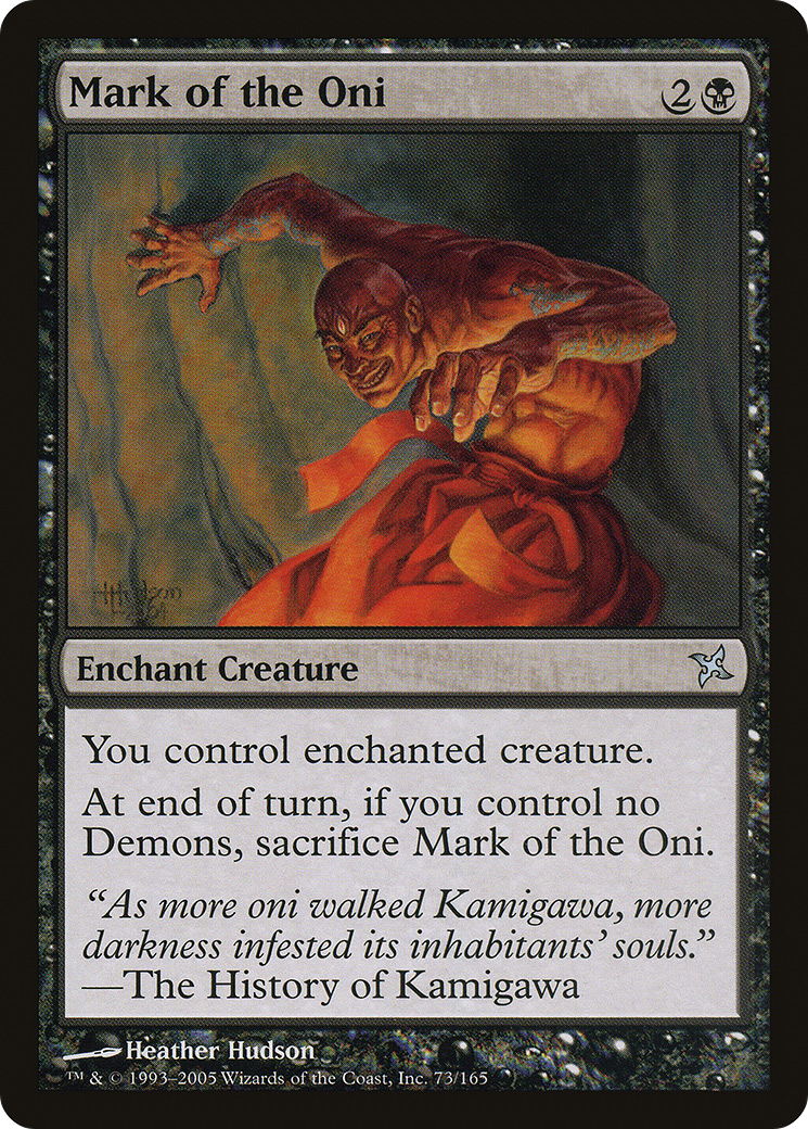 Mark of the Oni (BOK-073) [Betrayers of Kamigawa]