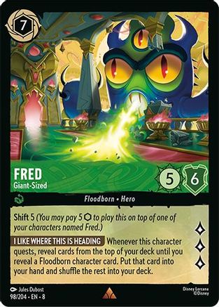 Fred - Giant-Sized (98/204) - Reign of Jafar Cold Foil