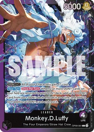 Monkey.D.Luffy (OP09-061) (OP09-061) - Starter Deck 26: PURPLE/BLACK Monkey.D.Luffy Foil