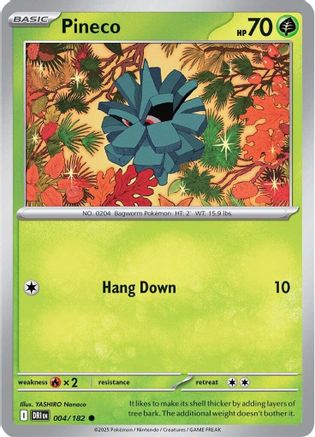 Pineco (004/182) [SV10 Destined Rivals] Reverse Holofoil - Common
