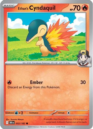 Ethan's Cyndaquil (032/182) [SV10 Destined Rivals] - Common