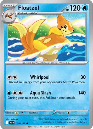 Floatzel (058/182) [SV10 Destined Rivals] - Uncommon