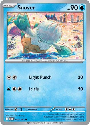 Snover (059/182) [SV10 Destined Rivals] Reverse Holofoil - Common
