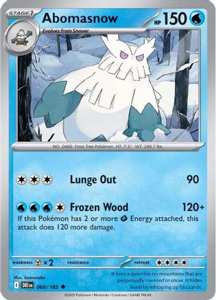 Abomasnow (060/182) [SV10 Destined Rivals] - Uncommon