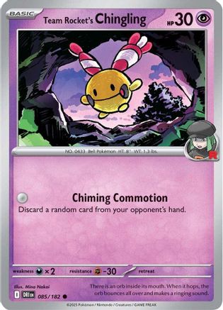 Team Rocket's Chingling (085/182) [SV10 Destined Rivals] - Common