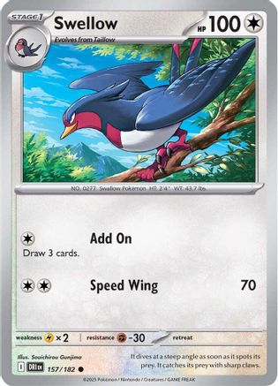 Swellow (157/182) [SV10 Destined Rivals] - Common