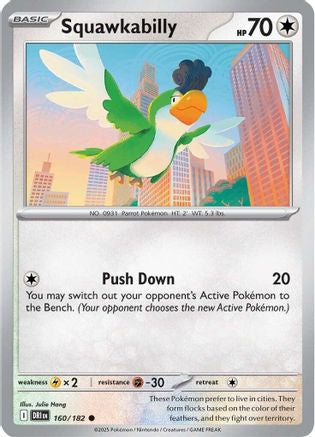 Squawkabilly (160/182) [SV10 Destined Rivals] Reverse Holofoil - Common