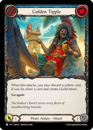 Golden Tipple (Blue) (SEA161) - High Seas Rainbow Foil