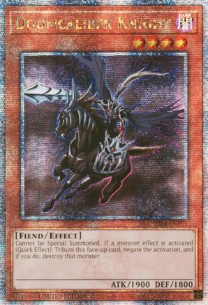 Doomcaliber Knight (Quarter Century Secret Rare) (2024-ENP01) - World Championship Series Limited